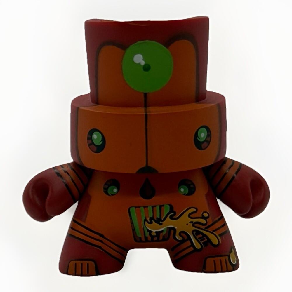 Kidrobot Fatcap Series 1 Devious 2006 3in Vinyl Designer Art Toy Red Figure